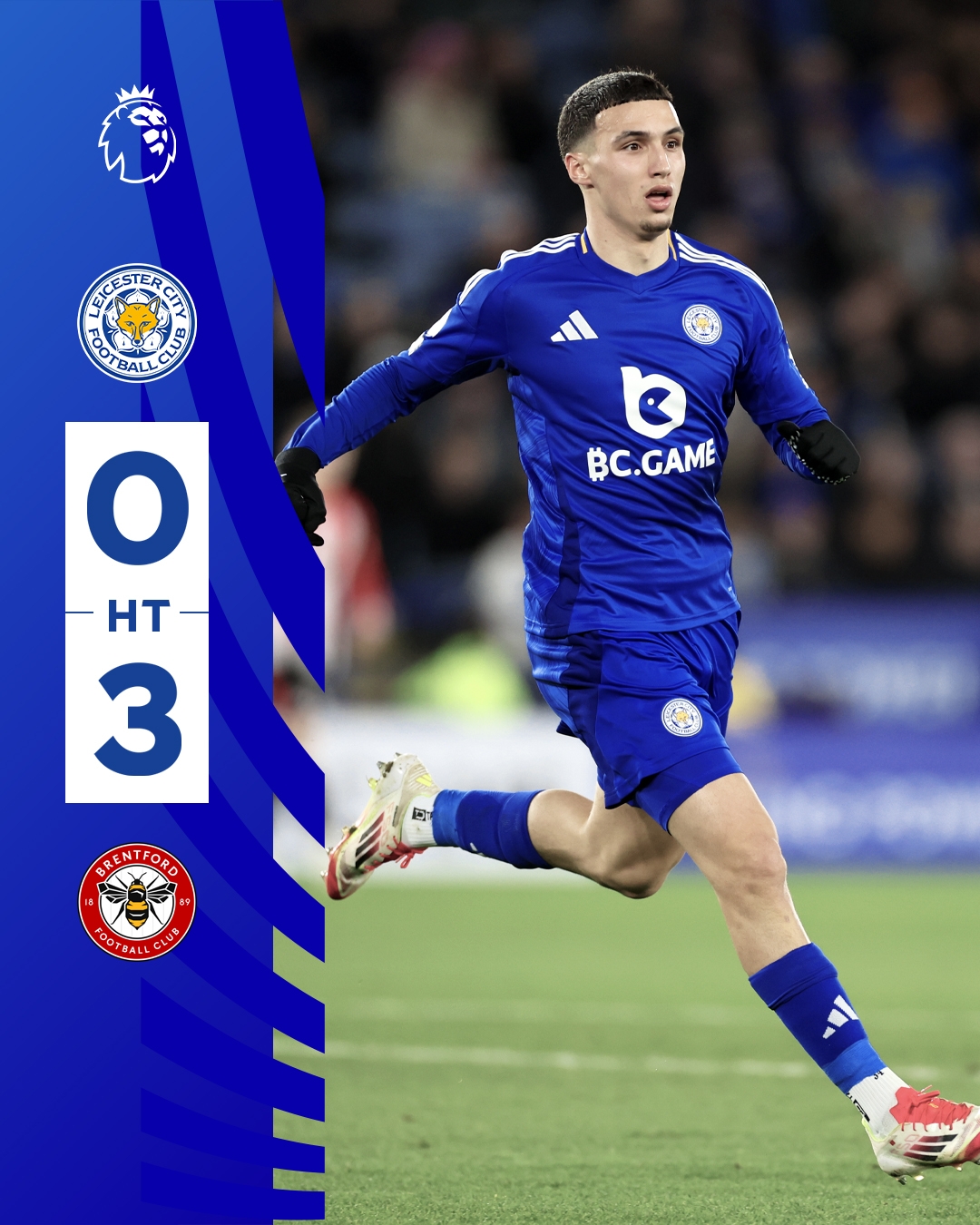  半場0-3！萊斯特若不進(jìn)球輸球，將主場6連敗0進(jìn)球創(chuàng)歷史最糟戰(zhàn)績