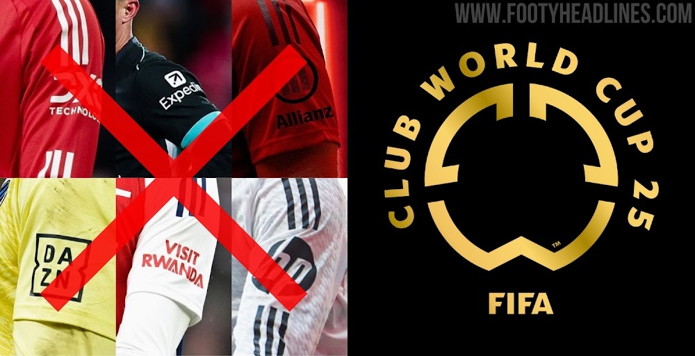  FIFA不允許世俱杯球隊(duì)有袖標(biāo)贊助，需貼上世俱杯徽標(biāo)