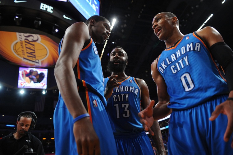  雷霆三少得分全部進(jìn)入歷史前20！他們是NBA歷史最大的如果嗎？